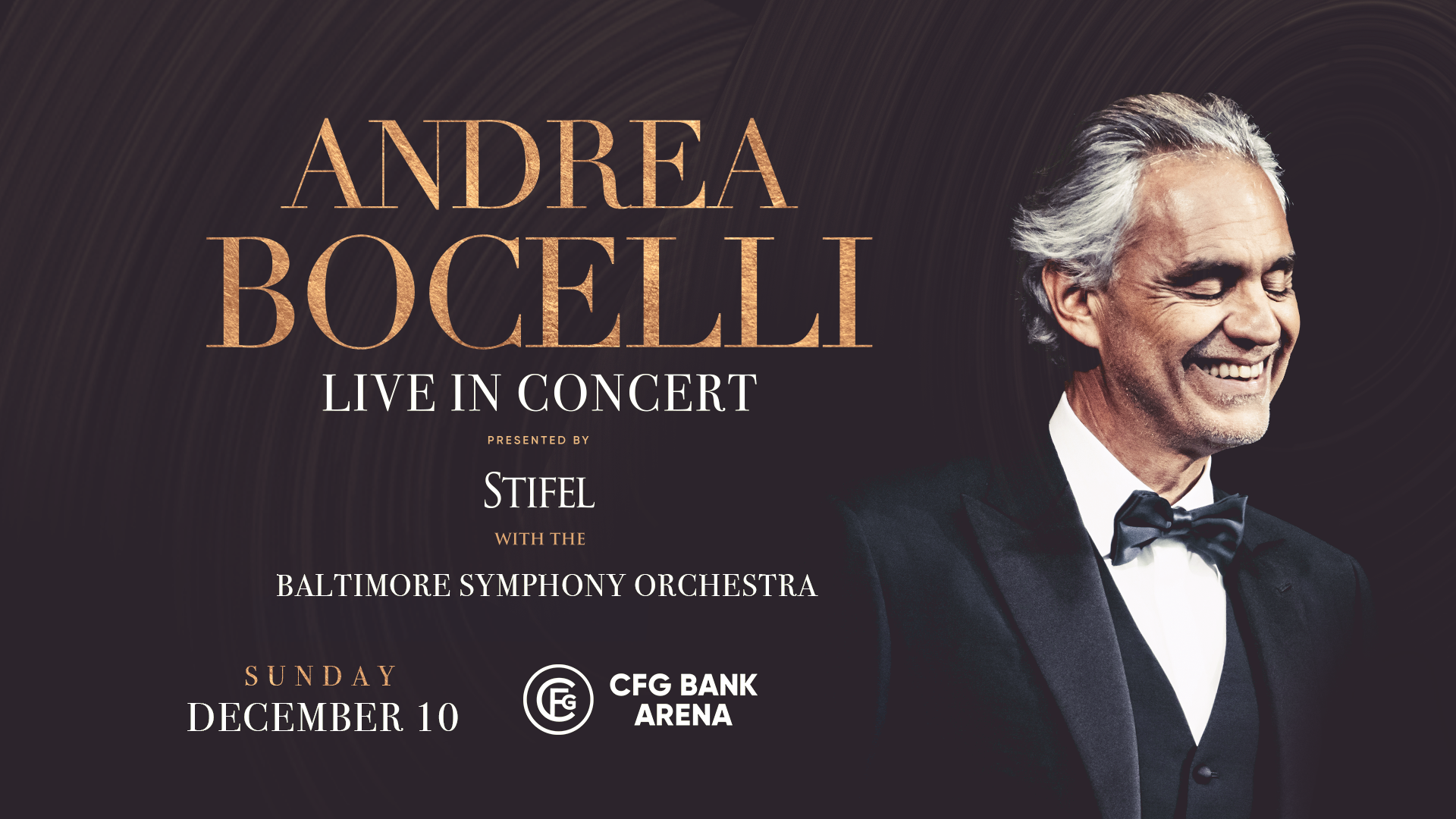 Andrea Bocelli CFG Bank Arena Baltimore